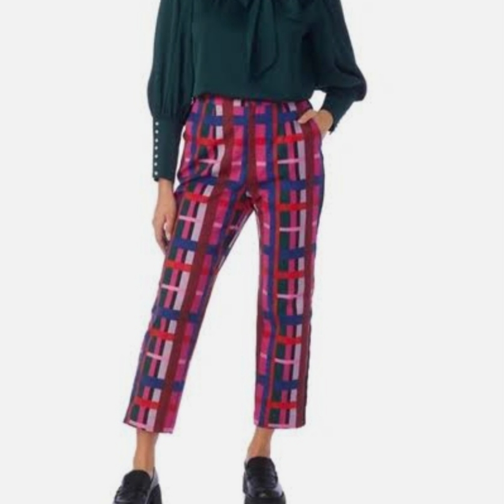 Crosby Mollie plaid Syd pants